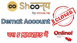 Finvasia Shoonya demat account close 5 minutes me ll live close Shoonya demat account [upl. by Nesyla]