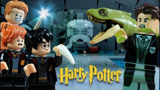 Lego Harry Potter and the Chamber of Secrets in 4 Minutes  Stop Motion [upl. by Attenyt]