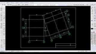 JW CAD 使い方（平面図作図）通り芯 1 [upl. by Linskey]