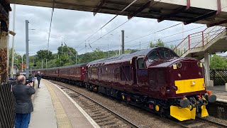 37 706 amp 47 802  The Dalesman Railtour  Shipley  110724 [upl. by Tnias532]