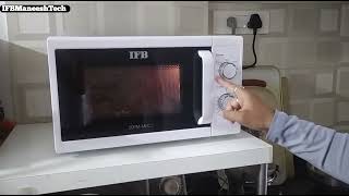 IFB New Microwave Oven  demo  सबसे आसान है  Model 20PMMC2  best 2023 microwave [upl. by Aibara395]