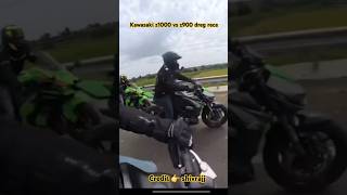 Kawasaki z1000 vs z900 Dreg rece 😲 shorts ytshorts youtubeshorts viralvideo vlog [upl. by Thomas]