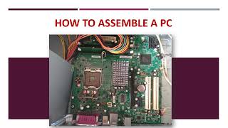 How to Build a PC  Assembling a PC Step by Step [upl. by Eidualc]