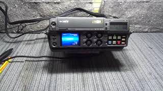 DEMO OF SONY DSR50 DVCAM DIGITAL VIDEO CASSETTE RECORDER FOR SALE [upl. by Nahpos706]