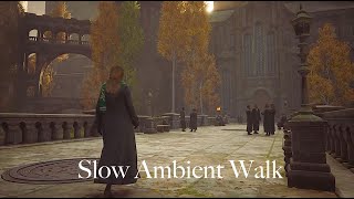 Relaxing Hogwarts Walk to Choir Practice  Hogwarts Legacy ambience [upl. by Lucilla]