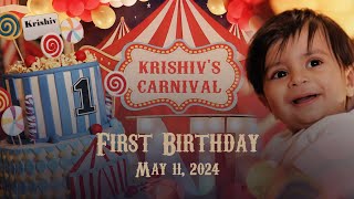 Krishivs Carnival  Birthday Highlight  Fotex Studio [upl. by Alderman135]