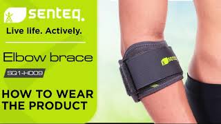 How To Wear The Elbow Brace  SENTEQ [upl. by Eidnar798]