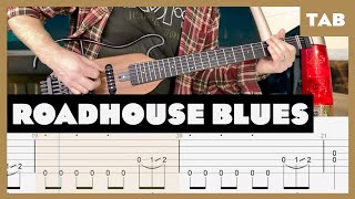 Roadhouse Blues  The Doors  Guitar Tab  Lesson  Cover  Tutorial [upl. by Llertnor]