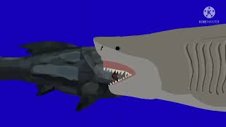 megalodon vs dunkleosteus [upl. by Colp]