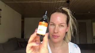 How to use vitamin c serum with derma roller  NEUTRIHERBS [upl. by Antonin659]