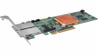 HighPoint RocketRAID 2210 4 Channel PCI X SATA 3Gbs RAID Controller [upl. by Osborne500]