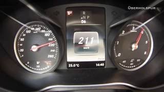 2016 Mercedes C200d 0217 kmh acceleration [upl. by Etteb897]