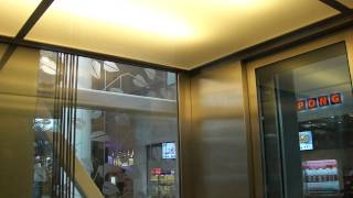 Schindler EuroLift MRL Traction elevator  Sollentuna Mall Stockholm Sweden [upl. by Sutton241]