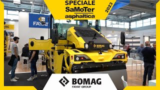 Bomag a Samoter Asphaltica 2023 rullo BW 174 AP Hybrid [upl. by Loriner]