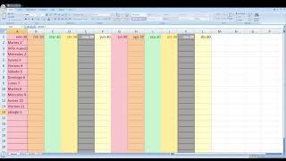 Microsoft Excel Agenda 2030 Parte 1 [upl. by Edmee]