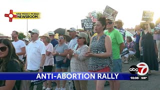 Antiabortion rally held outside of New Mexico’s newest abortion clinic in Las Cruces [upl. by Chaffin]