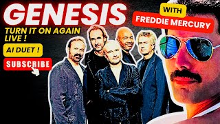 Genesis  turn it on again with Freddie Mercury AI duet [upl. by Waugh138]