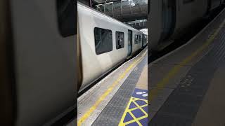 Thameslink arriving Farringdon station [upl. by Ateuqahs52]