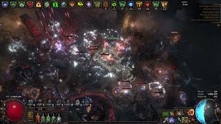 Path of Exile Necropolis League 324  End Game CoC DD Wave 2930 Simulacrum Showcase [upl. by Refitsirhc]