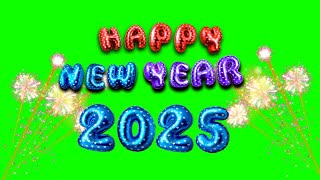 Happy New Year 2025 Green Screen Status Video [upl. by Herrle987]