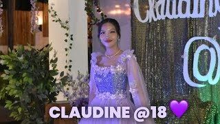 CLAUDINES 18TH BIRTHDAY  PART 2  18 roses  picture taking  live band [upl. by Blessington]