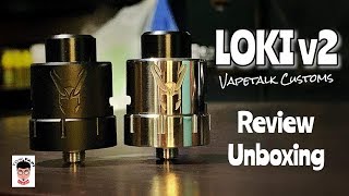 LOKI V2 RDA Atomizer By Vapetalk Concepts Philippines [upl. by Amilah]