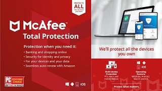 McAfee Total Protection 2021Antivirus Software Internet Security At Amazon [upl. by Law]