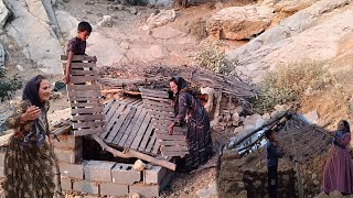 The only magical survivor 🏚️mother and son roofing project next to the mysterious spring [upl. by Nybor]