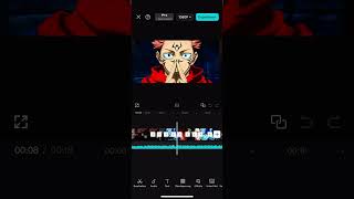 How to make edit on CapCut mobile edit like subscribe anime sakuna viralvideo capcut [upl. by Forrer]