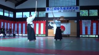 茨城県演武大会 2012 稲垣師範 Shigemi Inagaki shhan [upl. by Loresz711]