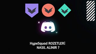 DİSCORD • HYPESQUAD ROZETLERİ NASIL ALINIR 2024 [upl. by Nosretep]