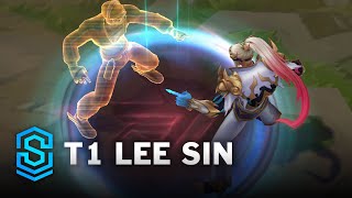 T1 Lee Sin Skin Spotlight  PreRelease  PBE Preview  League of Legends [upl. by Ammamaria]