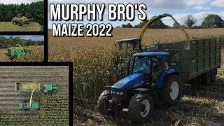 Murphy Bros John Deere 7800 flying through Maize  Maize 2022 West Cork [upl. by Akayas667]