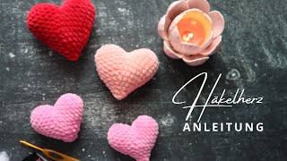 Herz Häkelanleitung Valentinstagsgeschenk [upl. by Dusza60]