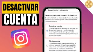 Como DESACTIVAR tu CUENTA de INSTAGRAM TEMPORALMENTE  Tutorial Paso a Paso [upl. by Aierbma]