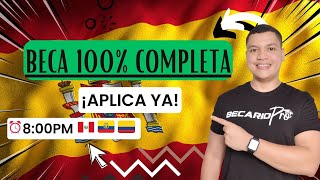 ¡Abrió una gran beca 100 completa aplica YA [upl. by Guglielma845]