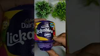 Cadbury dairy milk Lickables Oreo chunksyoutubeshorts shortvideo viralvideo chocolate oreocake [upl. by Irakab]