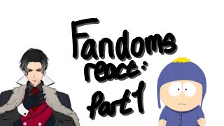 Fandoms react Lucifer and Craig 13  South Park and Obey Me  poor quality lol [upl. by Fleda]