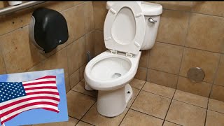 🇺🇸 US TOILET 4 🇺🇸  quotAMERICAN STANDARD Close Coupled at Aldiquot [upl. by Hsirap]