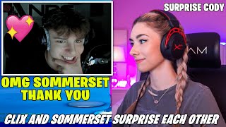 Clix Surprised By Sommerset With Gifted Subs Then He Surprised her Back [upl. by Roosevelt]