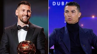 Cristiano Ronaldo claims Lionel Messis Ballon d’or has LOST its credibility [upl. by Stagg433]