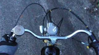 Fahrrad mit AnbaumotorHilfsmotor  Benzinmotor [upl. by Lulita655]