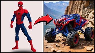 AVENGERS But ATV CAR AMAZING CHANGES All Characters⚡ marvel amp DC 2024💥 [upl. by Ringler906]