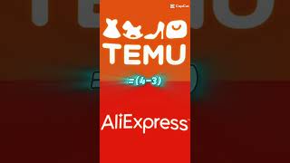 Temu vs ali express 1v1 edit ed [upl. by Swann]