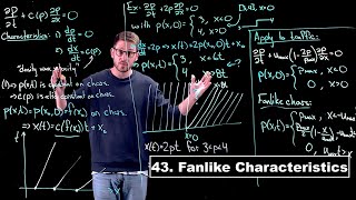 Fanlike Characteristics  Partial Differential Equations  Lecture 43 [upl. by Namyl267]