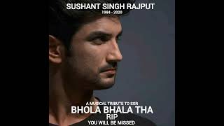 Bhola Bhala Tha Sidha Sadha Tha  Sushant Singh Rajput  Sonu Nigam  Bhool Bhulaiyaa 3  SSR Songs [upl. by Koval]