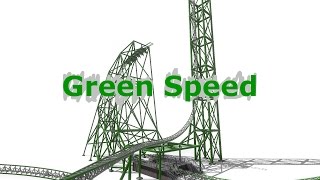 NoLimts 2  Green Speed  Gerstlauer Infinity Shuttle Concept Coaster [upl. by Sher]