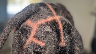 How To Wick Tutorial dreads locs wicks [upl. by Acemahs973]