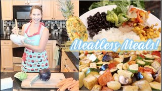 Whats For Dinner Meatless Meal Ideas Easy amp Delicious Vegetarian Dinner Ideas Cook With Me [upl. by Jeritah132]