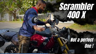 Triumph Scrambler 400 X Review [upl. by Nivan993]